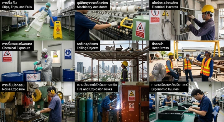 Common Workplace Hazards in Thailand Industries
