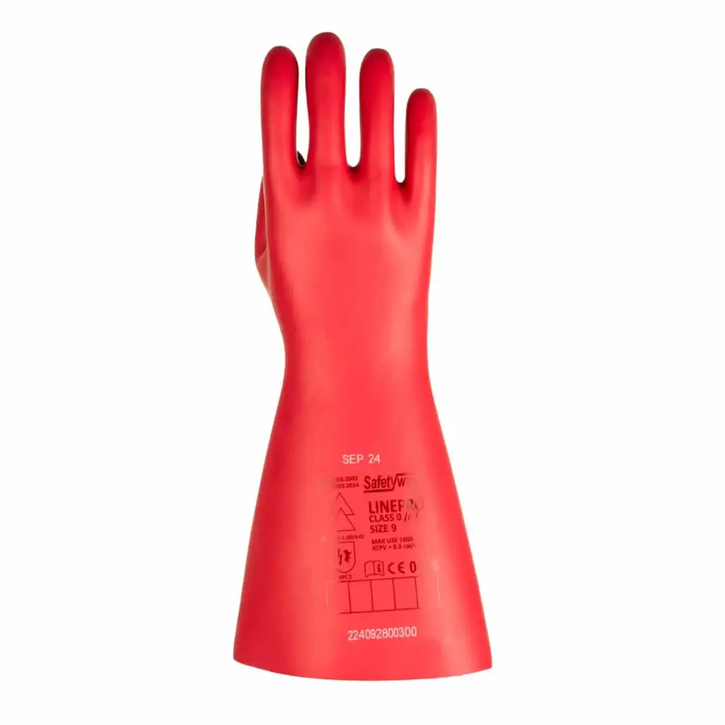 [VLT-C0-MD] ถุงมือยางฉนวนไฟฟ้า SAFETYWARE LinePro Class 0 (M / 8)