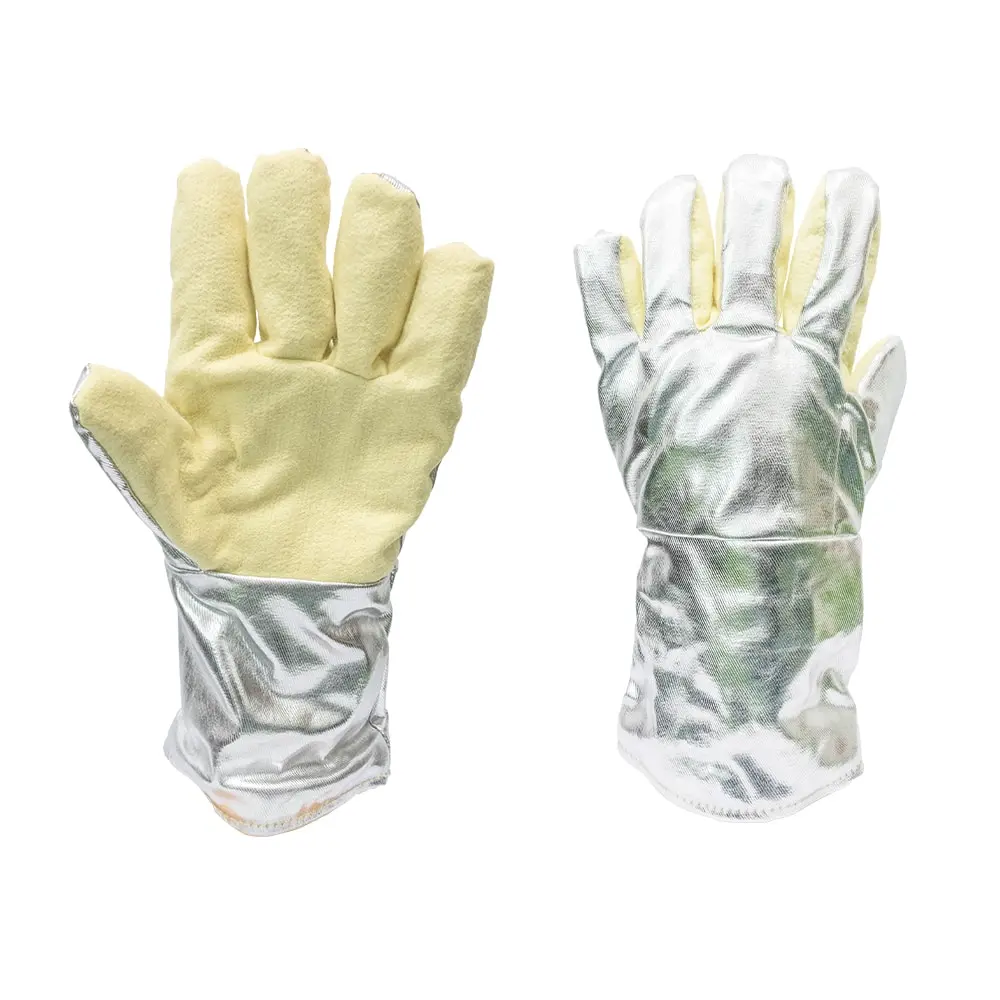 SAFETYWARE ThermoGard™ Para-Aramid Felt/ Cotton High Heat Resistant Gloves (500°C) 