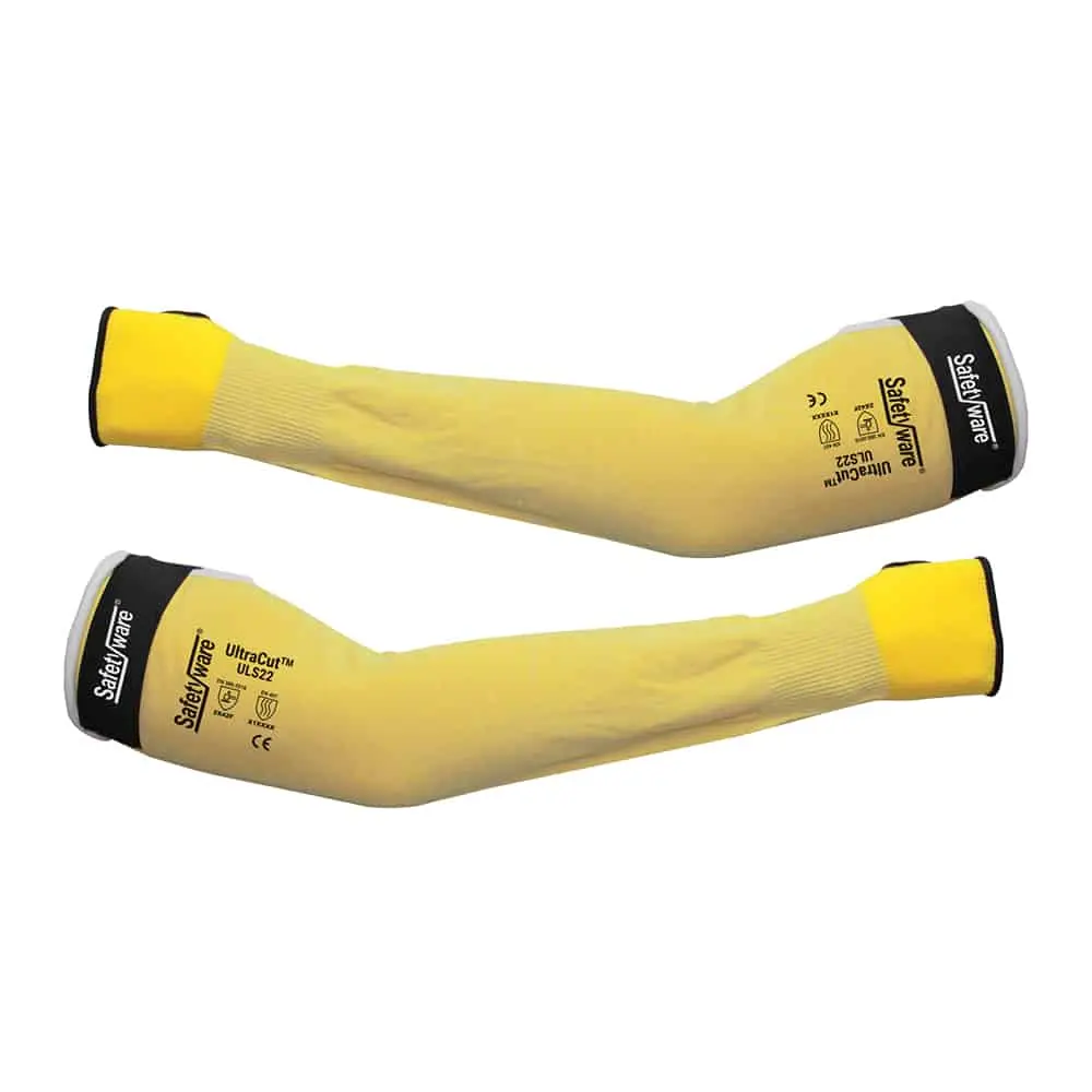 [ULS22] SAFETYWARE UltraCut™ 22" HPPE Blend Cut Level F Protective Sleeves 