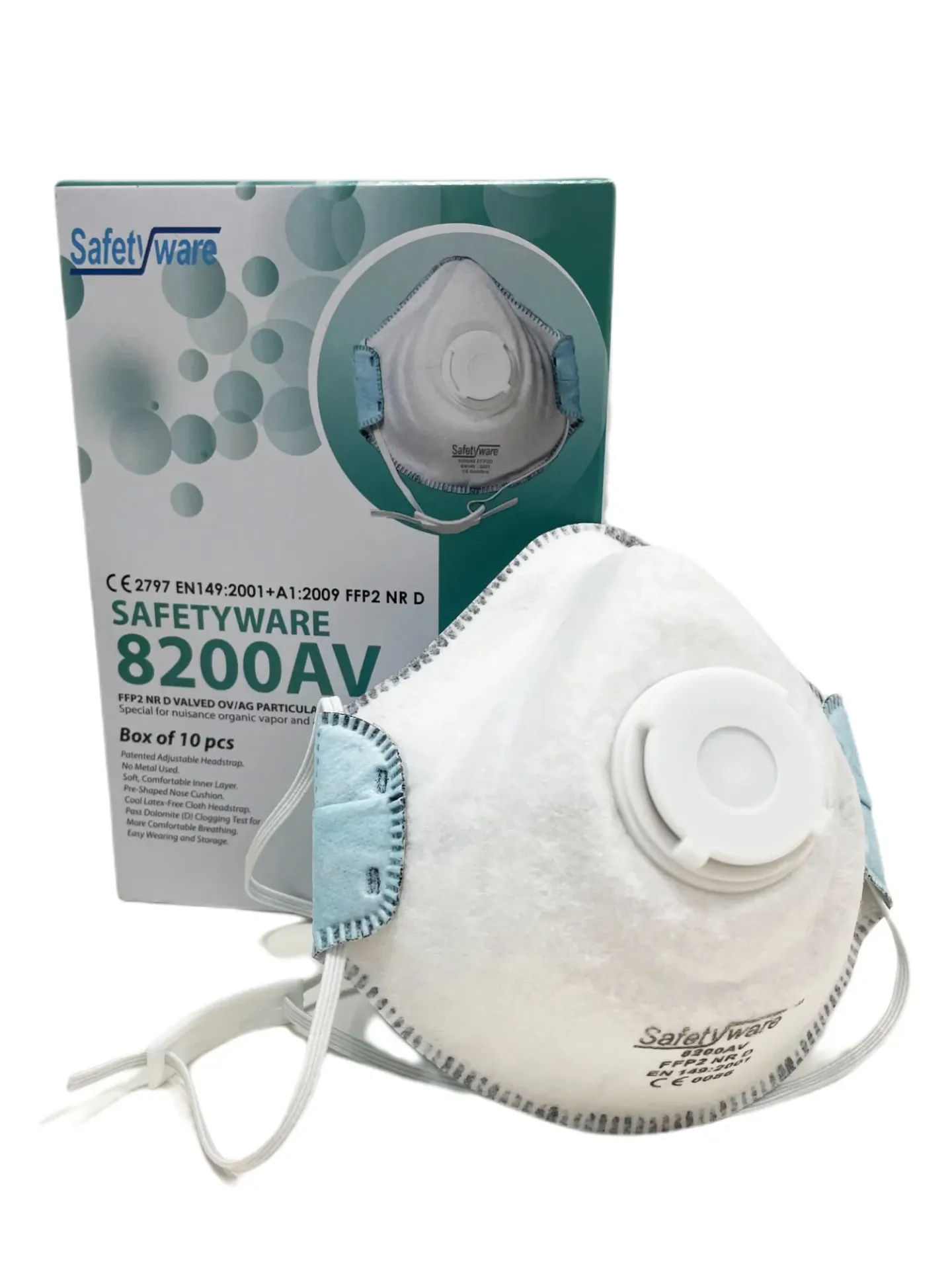 SAFETYWARE FFP2D OV/AG Particulate Respirator with Valve