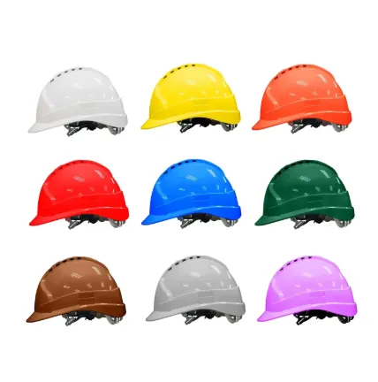 [SH01SP-A-BRN] SAFETYWARE Explorer I SH01SP หมวกนิรภัยแบบมีช่องระบายอากาศ พร้อมชุดรองในพลาสติก (Grade A / เกรดเอ, น้ำตาล)