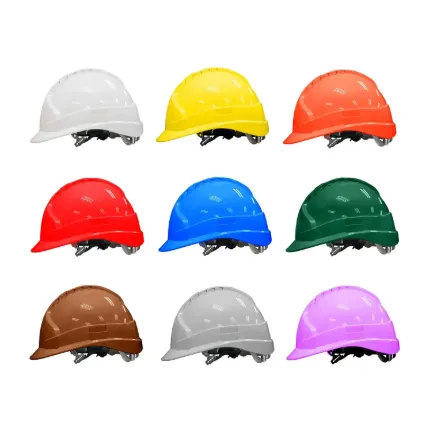 [SH02SW-A-BRN] SAFETYWARE Explorer I SH02SW Non-Vented Safety Helmet with Webbing Harness (Grade A / เกรดเอ, น้ำตาล)