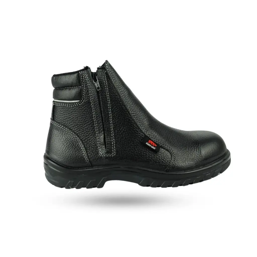 [UN203SP-A-03] RHINO SHOE Ultranite Series UN203SP Mid-Cut Zip-Up Safety Shoes (03 (UK) / 36 (EU))