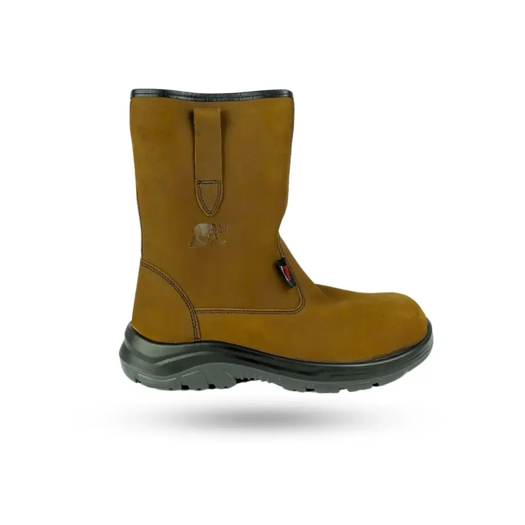 [CH302KP-A-35] RHINO SHOE ซีรีส์ PU PrimeGuard รุ่น CH302KP รองเท้าเซฟตี้หุ้มข้อสูงแบบสวม (35 (EU) / 2 (UK))