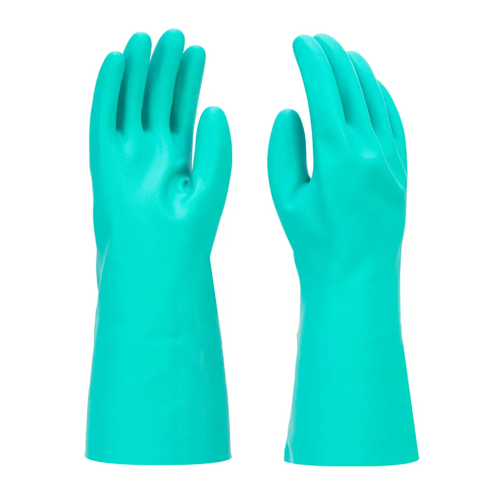 [GNF1513-SM] SAFETYWARE Chem-Pro™ GNF1513 Medium Duty 13" Flocklined Nitrile Gloves  (S / 7)